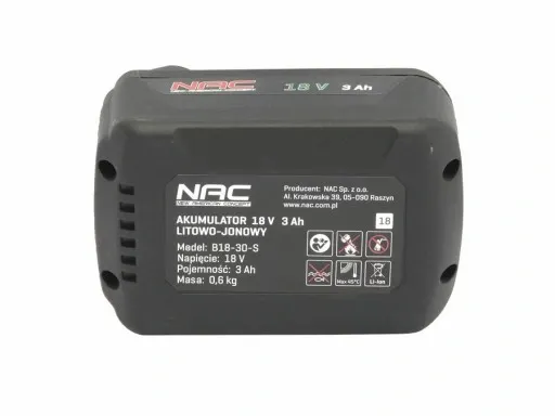 AKUMULATOR NAC 18 V 3 AH DO TB18-B15-S/HB18-B15-S zdjęcie 11