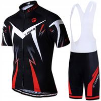 Strój Rowerowy Męski X-Tiger Spodenki Żelowe Komplet Kolarski Z SZELKAMI XS