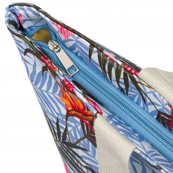 Torba Plażowa Duża Zapinana Na Zamek Torebka Shopper z Podszewką Piknik XXL zdjęcie 5