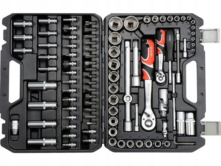 Zestaw narzędzi YATO YT-12681 (94 elementy) zdjęcie 1