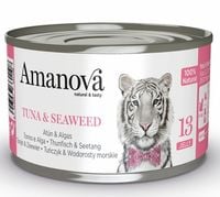 Amanova Cat Tuna & Seaweed - Tuńczyk I Wodorosty W Galaretce Puszka 70G