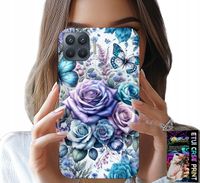 ETUI DO OPPO RENO 4 LITE - KWIECISTE WZORY RÓŻEKWIATKI CASE + SZKŁO