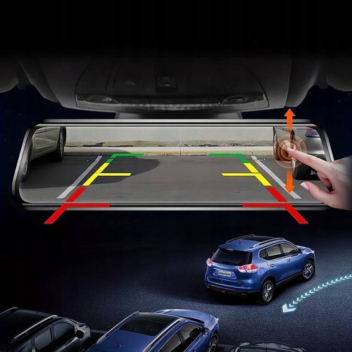 WIDEOREJESTRATOR JAZDY DOTYKOWY KAMERA COFANIA REJESTRATOR PRZÓD TYŁ MenuPL na Arena.pl