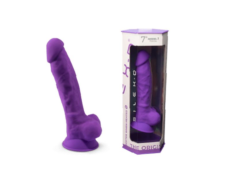 Dildo-Model 1 (7"") Purple zdjęcie 1