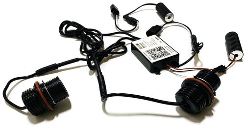RGBW RINGI LED MARKERY BMW E39 E60 E61 E83 E65 BT na Arena.pl