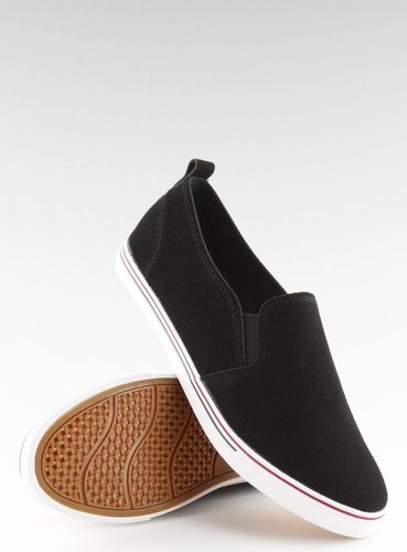 Trampki slipony czarne XL07P BLACK - 39 na Arena.pl