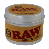 świeczka zapachowa raw hemp oil