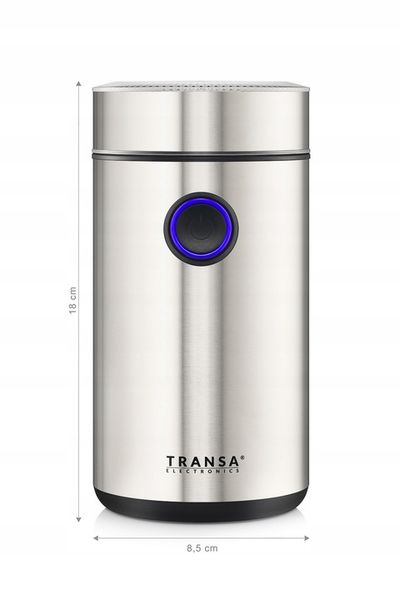 Elektryczny Młynek do mielenia kawy INOX STAL NIERDZEWNA Transa 200W zdjęcie 15