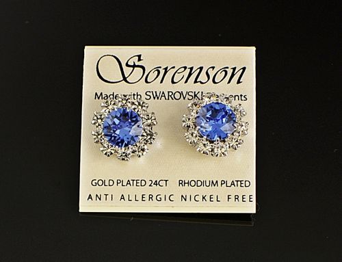 Kolczyki z kryształkiem na Arena.pl