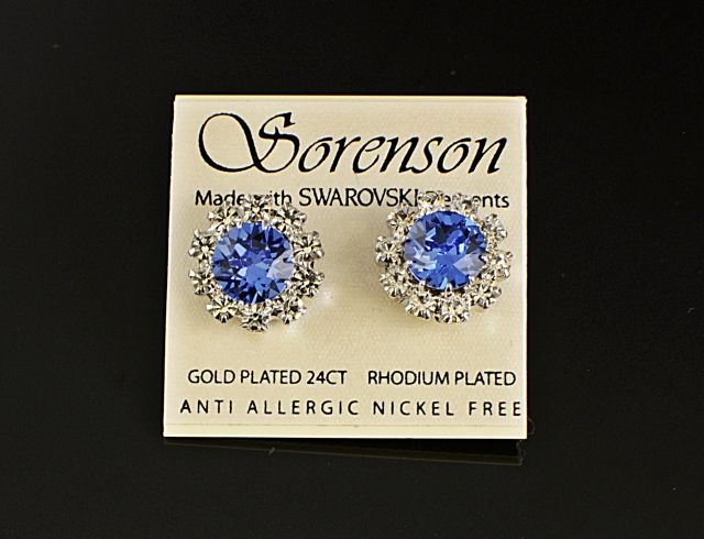 Kolczyki z kryształkiem zdjęcie 2