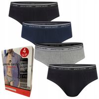 Slipy Bawełniane Komfortowe Wygodne Pierre Cardin Wysoka Jakość 4-PAK Mix