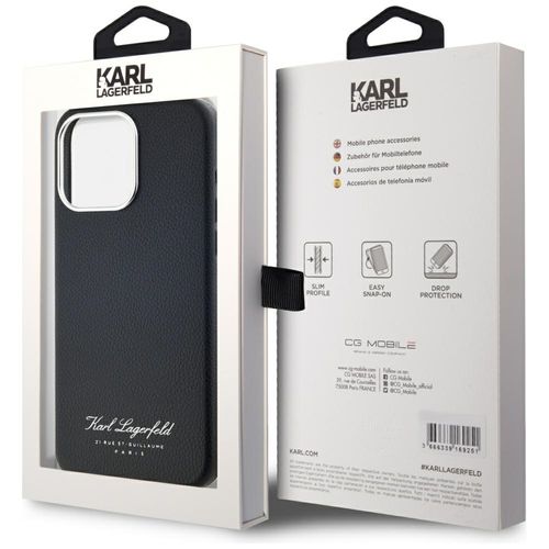 Etui Karl Lagerfeld do iPhone 15 Pro, Czarny na Arena.pl