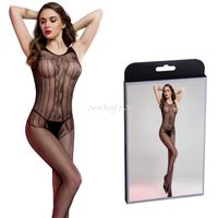 Bodystocking Z Kwiecistym Wzorem, Kabaretki S/L (036)