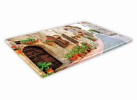 SZKLANA DESKA KUCHENNA 40x30 94b Uliczka