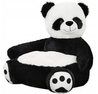 Pluszowy fotelik pufa dla dzieci MIŚ PANDA