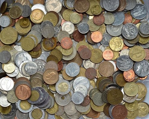 MONETY ZAGRANICZNE MIX - 1 KG na Arena.pl