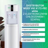 DYSTRYBUTOR WODY ViO X172-FEC white Z ELEKTRONICZNYM CHŁODZENIEM i SZAFKĄ