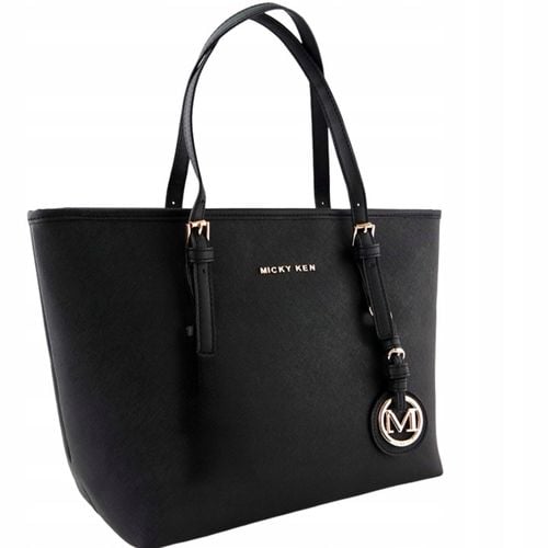 DAMSKA Czarna SKÓRZANA POJEMNA Miejska Klasyczna Na Ramię TORBA A4 TOREBKA na Arena.pl