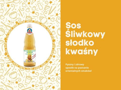 Sos śliwkowy plum sauce dip do sajgonek marynata słodko kwaśny 700ml na Arena.pl