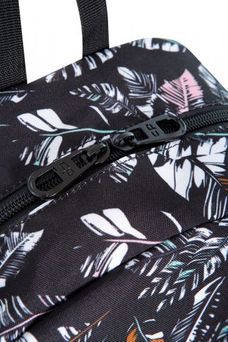 Plecak CoolPack SLIGHT białe liście, LIGHT NOIR (C12465) na Arena.pl