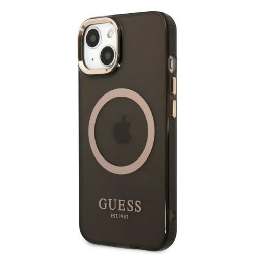 Etui Guess do iPhone 15, iPhone 14, iPhone 13, Czarny, MagSafe na Arena.pl