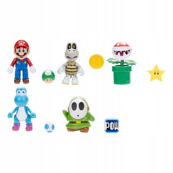 NINTENDO - SUPER MARIO 4" ARTICULATED FIGURES zdjęcie 2