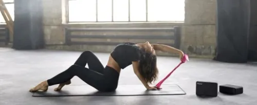 Kostka do jogi 4fizjo YB01 23x15x7,5 cm czarna na Arena.pl