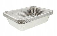 Tacki aluminiowe GRILL piknik 22x15cm zestaw 6 szt