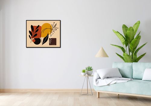 Plakat 76x60,5cm Ciepłe Kontury na Arena.pl