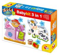 LISCIANIGIOCHI 30460 BABY GENIUS 3IN1 WESOŁA FARMA