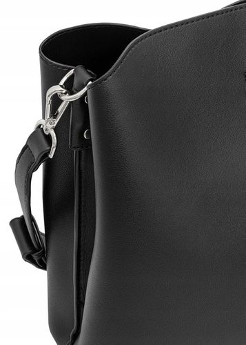 OCHNIK Czarna torebka shopper damska TOREC-0862B-99(Z25) na Arena.pl