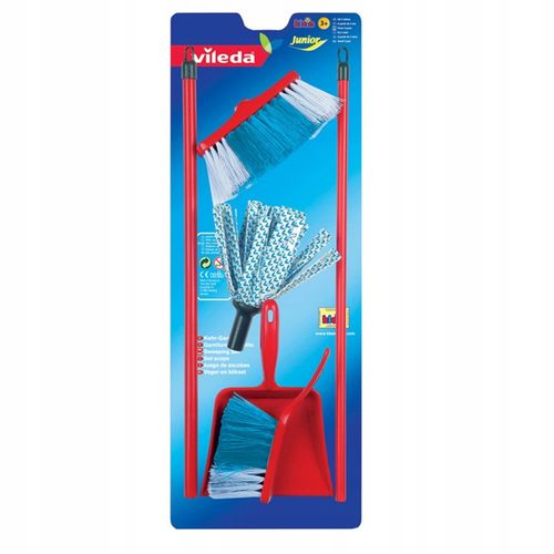 VILEDA MOP MIOTŁA ZMIOTKA I SZUFELKA DLA DZIECI ZESTAW KLEIN na Arena.pl