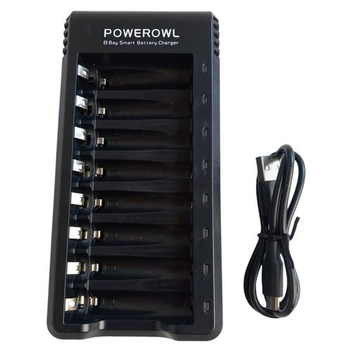 Ładowarka POWEROWL USB na 8 akumulatorów AA AAA na Arena.pl