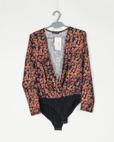 BODY DAMSKIE CZARNE W WZORY MADE IN ITALY R. 36