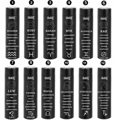 KUBEK TERMICZNY Termos LED GRAWER DO HERBATY KAWY Prezent Na URODZINY LOGO na Arena.pl