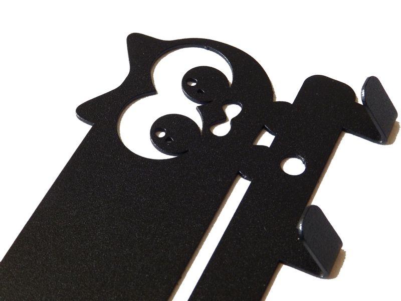 Metalowy wieszak ścienny na ręczniki ubrania klucze loft KOTEK biały zdjęcie 11