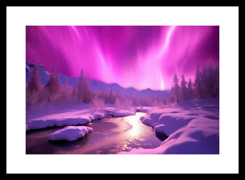 Plakat 30x20cm Aurora Nad Niebiem zdjęcie 3
