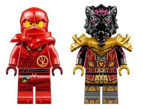 71789 - lego ninjago - bitwa samochodowo-motocyklowa między kaiem a rasem na Arena.pl
