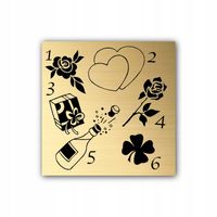 BRANSOLETKA MĘSKA SKÓRZANA Z GRAWEREM POZŁACANA GRAWER GRATIS REGULOWANA