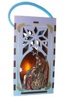 LAMPION ADWENTOWY RORATNI NA RORATY PODŚWIETLANY