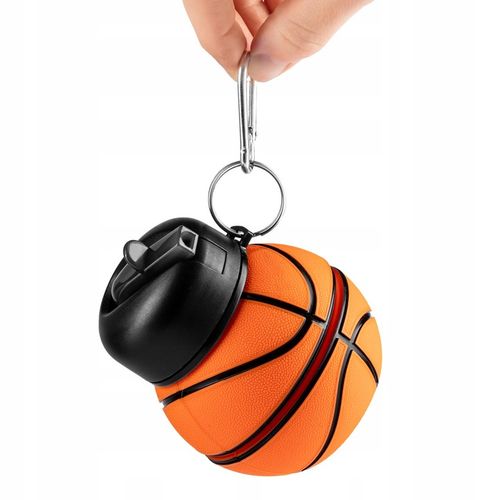 SKŁADANY BIDON PIŁKA do KOSZYKÓWKI BUTELKA 550 ml z KARABIŃCZYKIEM silikon na Arena.pl