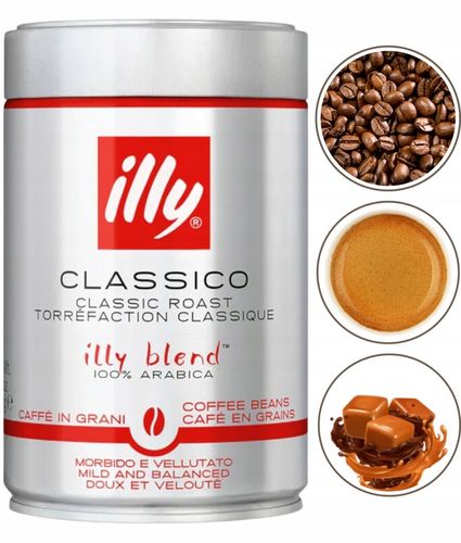 Illy CLASSICO Kawa ziarnista 250g na Arena.pl