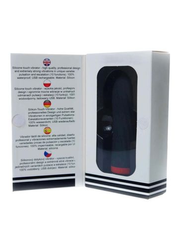 Stymulator-Rechargeable Silicone Touch Vibrator Usb 10 Functions - Black na Arena.pl