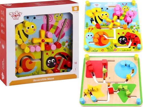 Tooky Toy Dwustronny labirynt na Arena.pl