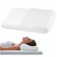 PODUSZKA ORTOPEDYCZNA REHABILITACYJNA DO SPANIA TERMOELASTYCZNA DUŻA MEMORY