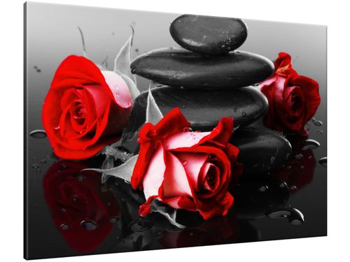 Obraz Roses and spa 100x70 PŁÓTNO na Arena.pl