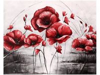 40X50CM CZERWONE MAKI OBRAZ