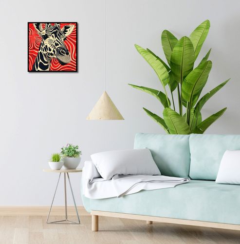 Plakat 40x40cm Wzrok Żyrafy na Arena.pl