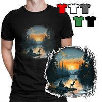 KOSZULKA T-SHIRT MĘSKI WZORY WYBÓR - WSPINACZKA GÓRY WĘDRÓWKA HOBBY - L