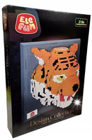 KLOCKI ELEFUN DESIGN COLLECTION Micro klocki TYGRYS 3D 2186 elDuży Zestaw